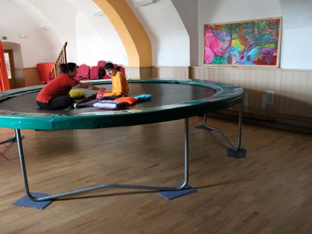 trampolining 16